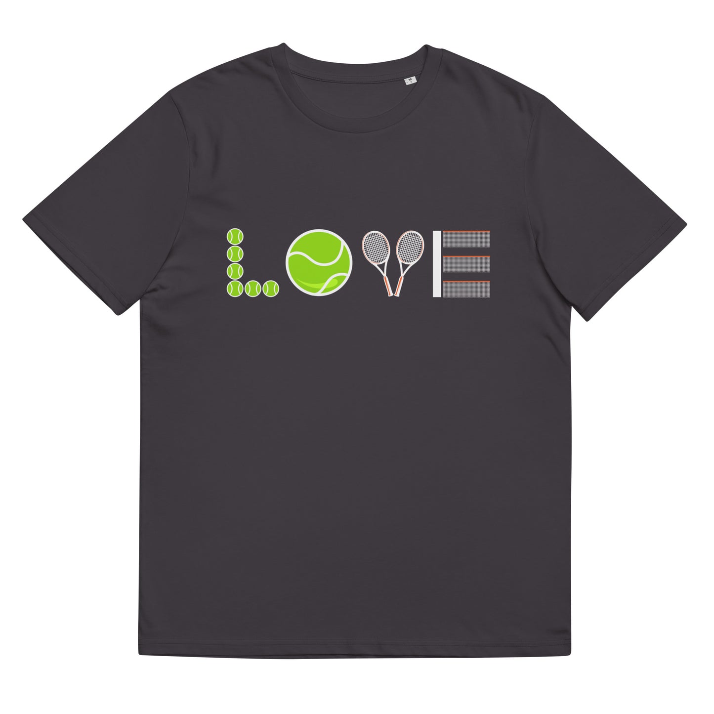 Tennis Love - Unisex organic cotton t-shirt