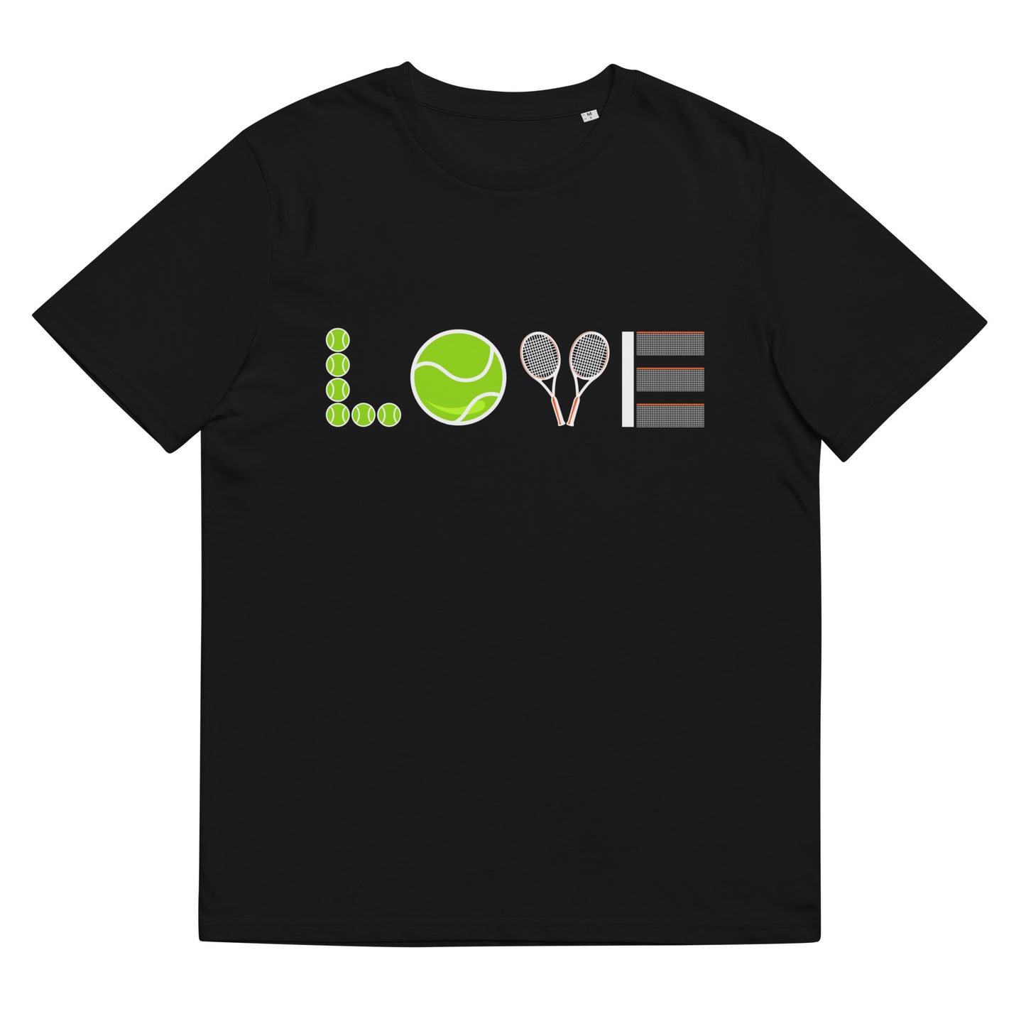 Tennis Love - Unisex organic cotton t-shirt